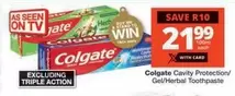 Colgate - Cavity Protection/ Gel/Herbal Toothpaste