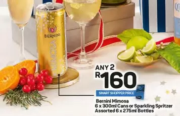 Bernini - Mimosa or Sparkling Spritzer