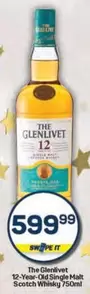 The Glenlivet - 12-Year-Old Single Malt Scotch Whisky 750ml