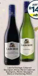 Laborie - Pinotage, Cabernet Sauvignon, Shiraz, Merlot Cabernet Sauvignon, Merlot, Sauvignon Blanc or Chardonnay