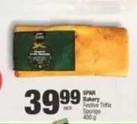 Spar - Bakery Festive Trifle Sponge