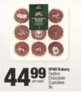 Spar - Festive Chocolate Cupcakes