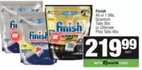 Finish - All in 1, Quantum Tabs or Ultimate Plus Tabs