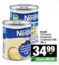 Nestlé - Full Cream Sweetened Condensed Milk