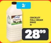 Crickley - FULL CREAM MAAS