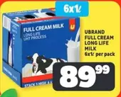 FULL CREAM LONG LIFE MILK