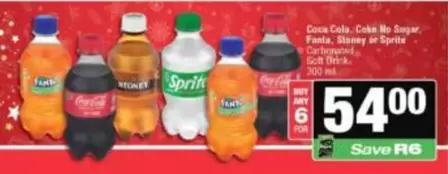 STONEY - Coca Cola, Coka No Sugar, Fanta, Stoney or Sprite