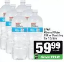Spar - Mineral Water Still or kling