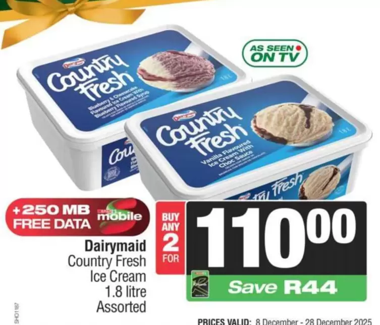 Dairymaid - Country Fresh Ice Cream