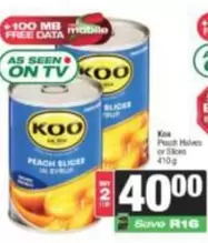 KOO - Peach Halves or Slices