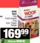 Spar - Woof Dog Food chunks