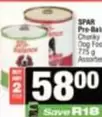 Spar - Pre-Balance Chunky Dog Food