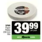 Spar - Paper Plates
