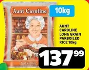 Aunt Caroline - Long Grain Parboiled Rice 10kg