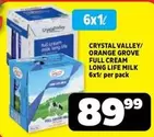 Crystal Valley - FULL CREAM LONG LIFE MILK