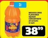 Oros - FLAVOURED SQUASH CONCENTRATE