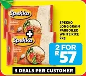 Spekko - LONG GRAIN PARBOILED WHITE RICE
