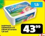 Dairymaid - FARMHOUSE ICE CREAM all variants