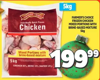 Farmer's Choice - FROZEN CHICKEN MIXED PORTIONS WITH BRINE-BASED MIXTURE