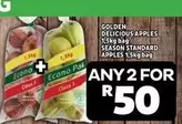 Econo - GOLDEN DELICIOUS APPLES / SEASON STANDARD APPLES