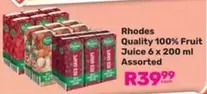 Rhodes - Quality 100% Fruit Juice