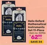 Oxford - Mathematical Instruments Set 11-Piece