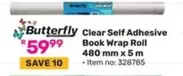 Clear - Self Adhesive Book Wrap Roll