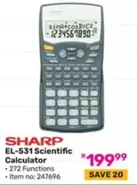Sharp - EL-531 Scientific Calculator