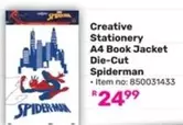 Spiderman - A4 Book Jacket Die-Cut