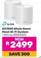TP-LINK - AX1500 Whole Home Mesh Wi-Fi System