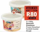 Gourmet - Frozen Smarties/ Funfetti Cookie Dough