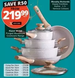 Pan - Hazel Wood Forged Aluminium Cookware Range