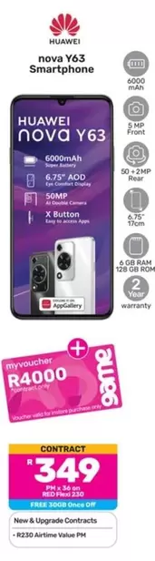 Huawei - nova Y63 Smartphone