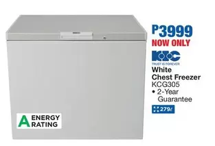 KIC - White Chest Freezer KCG305