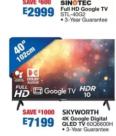 Sinotec - Full HD Google TV STL-40G2