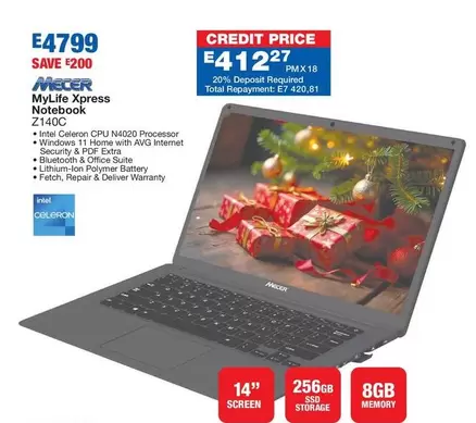 Mecer - MyLife Xpress Notebook Z140C