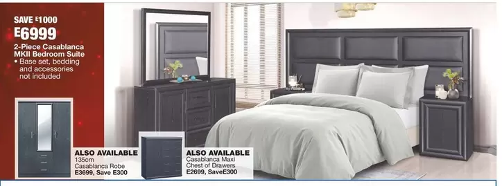 3-Piece Casablanca MKII Bedroom Suite