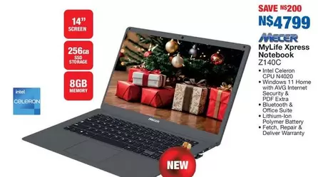 Mecer - MyLife Xpress Notebook Z140C