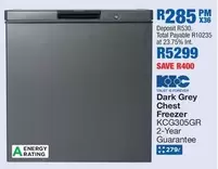 KIC - Chest Freezer KCG305GR