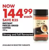 INSTANT FREEZE-DRIED COFFEE