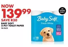 Baby Soft - 2-PLY TOILET PAPER