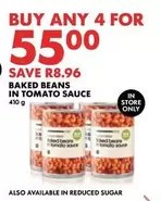 BAKED BEANS IN TOMATO SAUCE