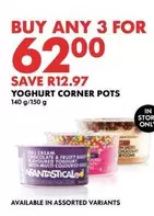YOGHURT CORNER POTS