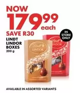 Lindt - LINDOR BOXES