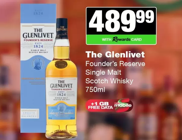The Glenlivet - Founder's Reserve Single Malt Scotch Whisky
