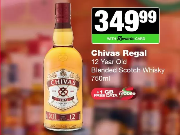Chivas Regal - 12 Year Old Blended Scotch Whisky