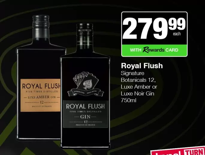 Royal - Signature Botanicals 12. Luxe Amber or Luxe Noir Gin