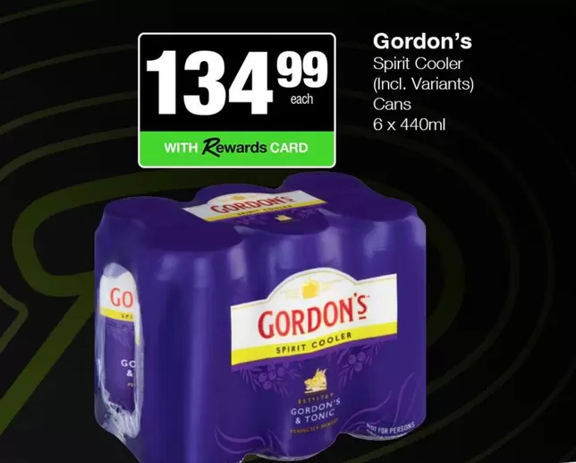Gordon's - Spirit Cooler