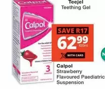 Teething Gel, Strawberry Flavoured Paediatric Suspension