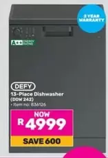 Defy - 13-Place Dishwasher (DDW 242)